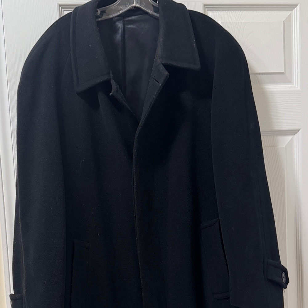 Jones New York Men's Black overcoat. Good condition